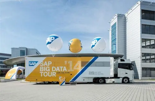 El camión de Big Data de SAP mostrará cómo se aplica Big Data en el mundo del fútbol